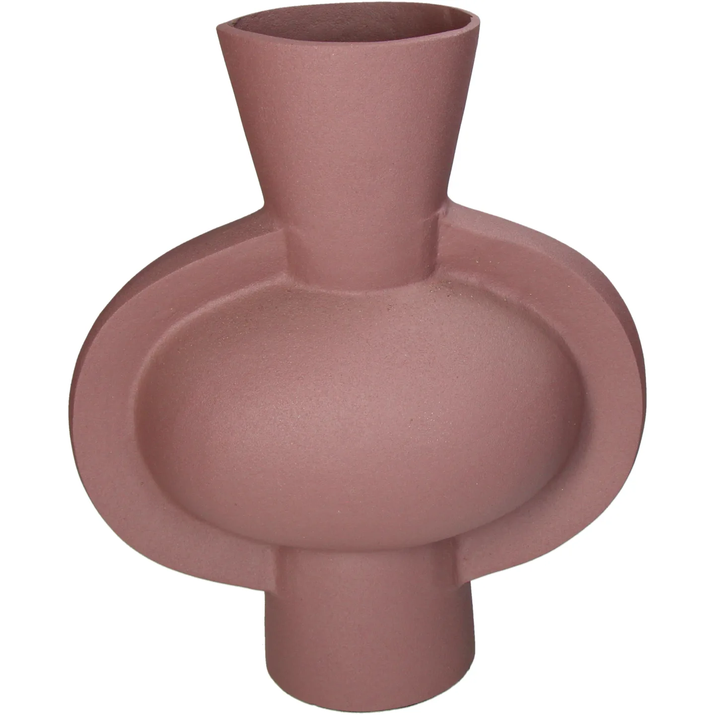 Kersten Vase Aluminium, Mauve H: 40 cm | Schubiger Möbel