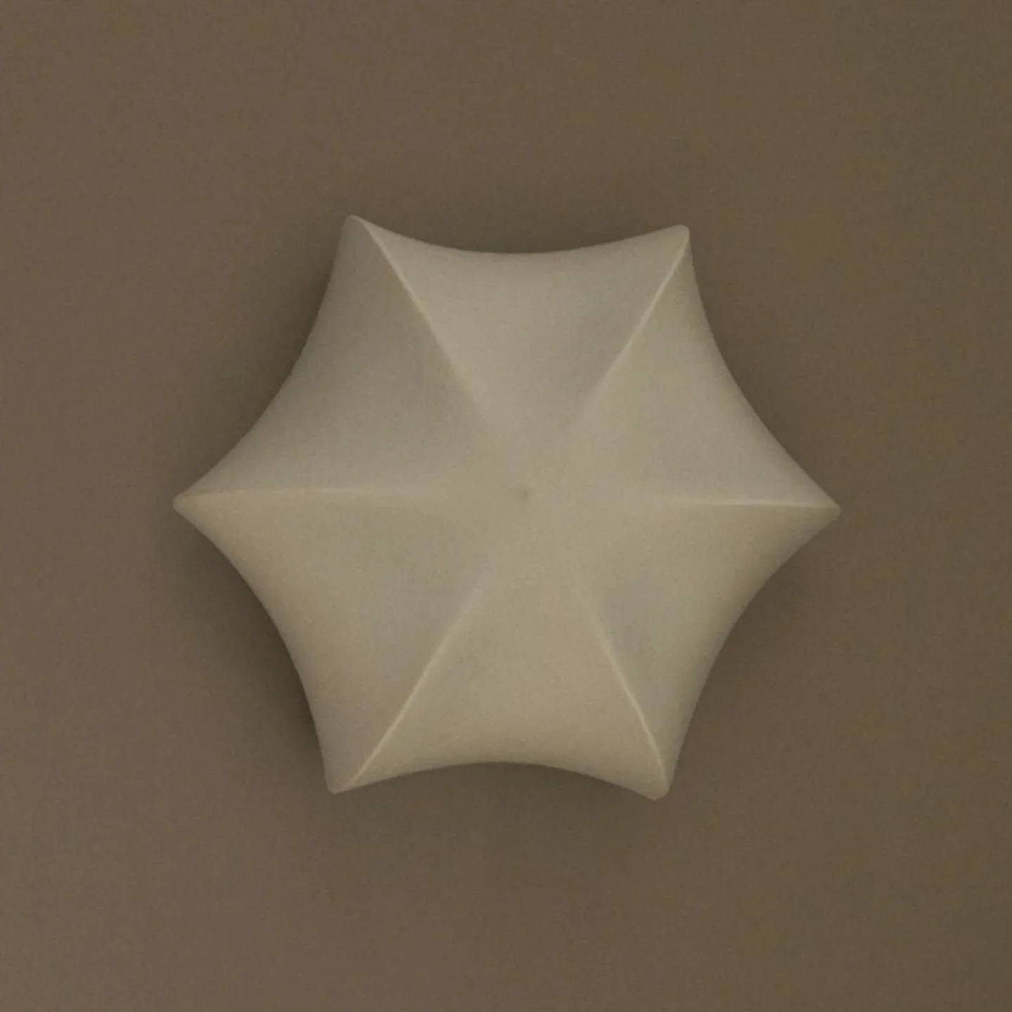 Poem væglampe, Ø 58 cm, stål, fleece, hvid - ferm LIVING - Stue - Design - Metal - Med flere lyskilder