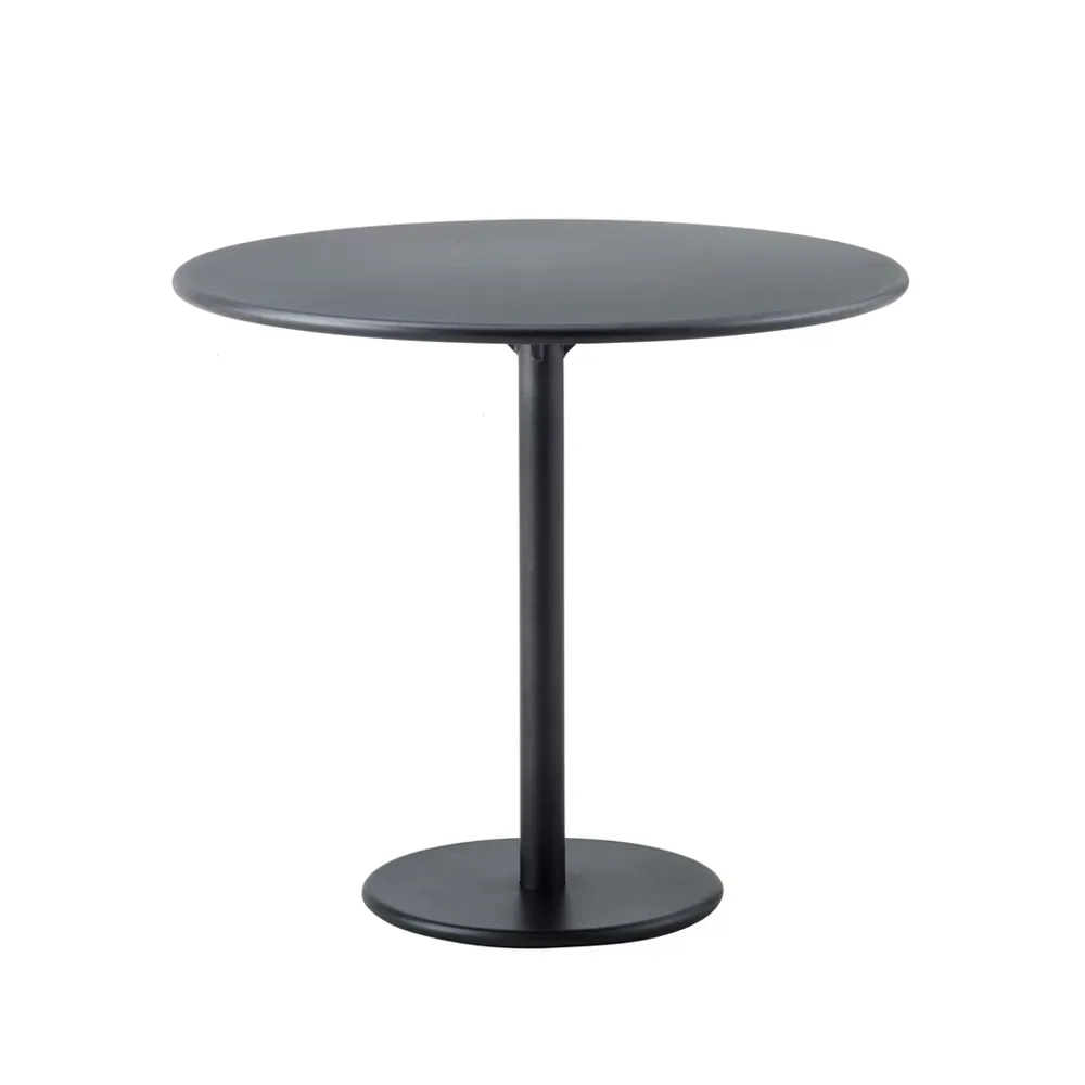 Cane-line Go Café-Tisch Ø80 cm Lava Grey-Lava Grey