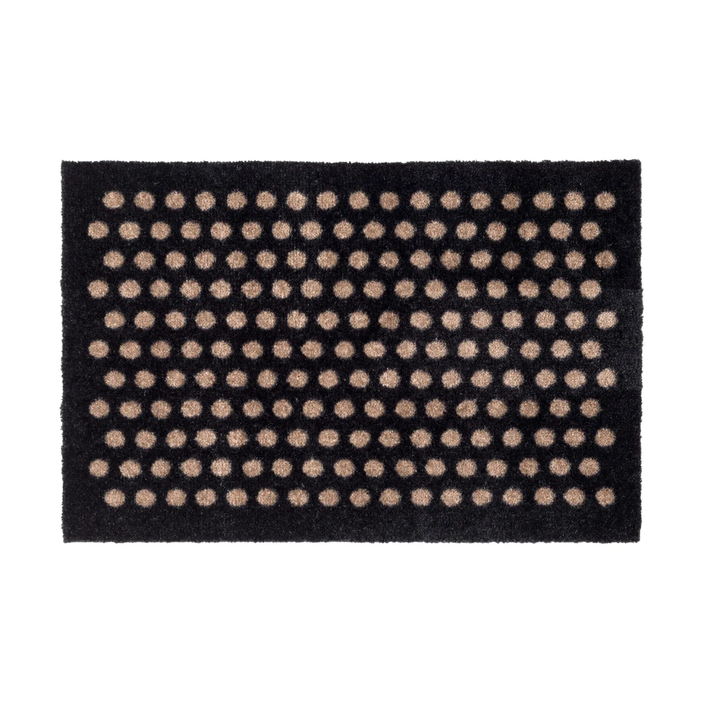 tica copenhagen Dot dörrmatta Black-sand, 40x60 cm