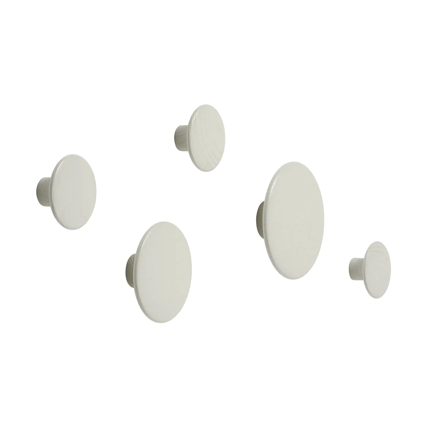 Muuto The dots 5er-Pack Off White