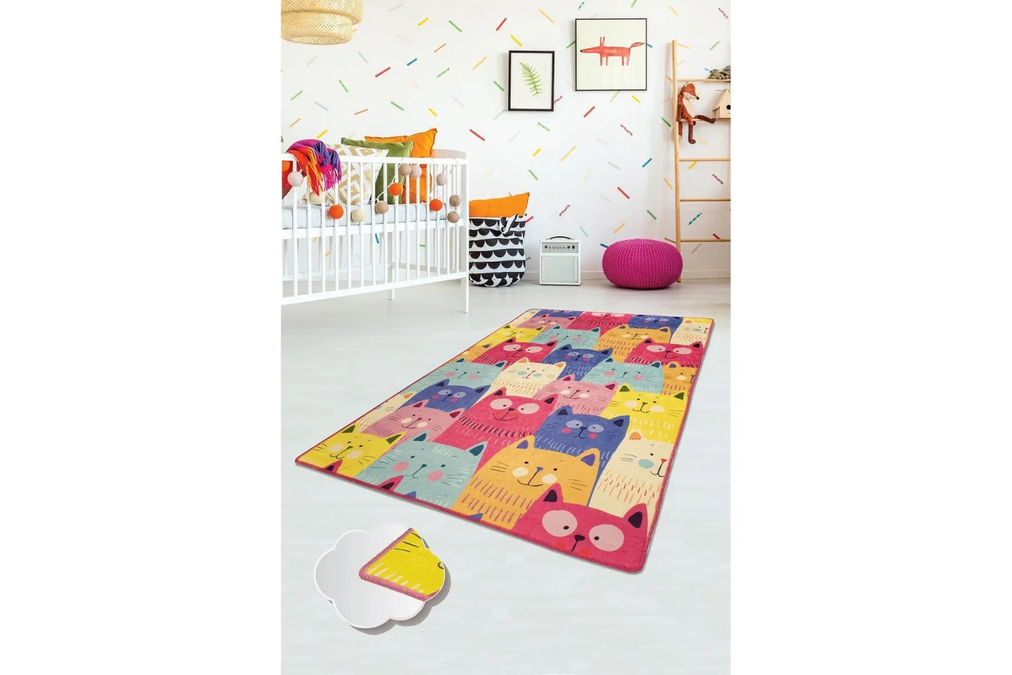 Chilai Matta 200x290 cm - Multifärgad