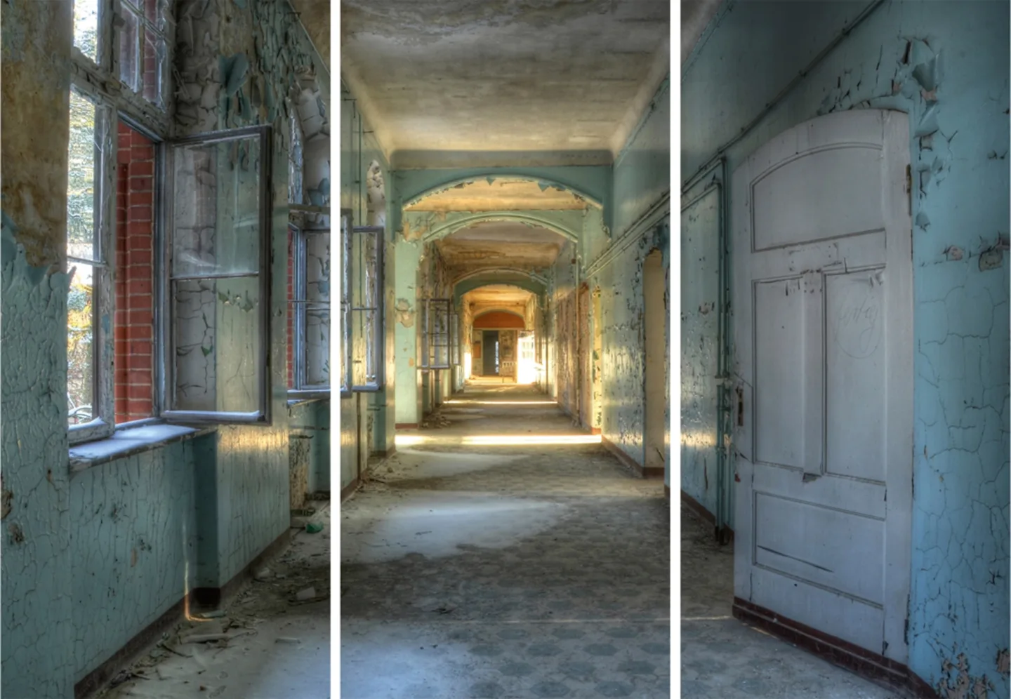 image LAND Alubild Lost Place Flur 1 | Schubiger Möbel