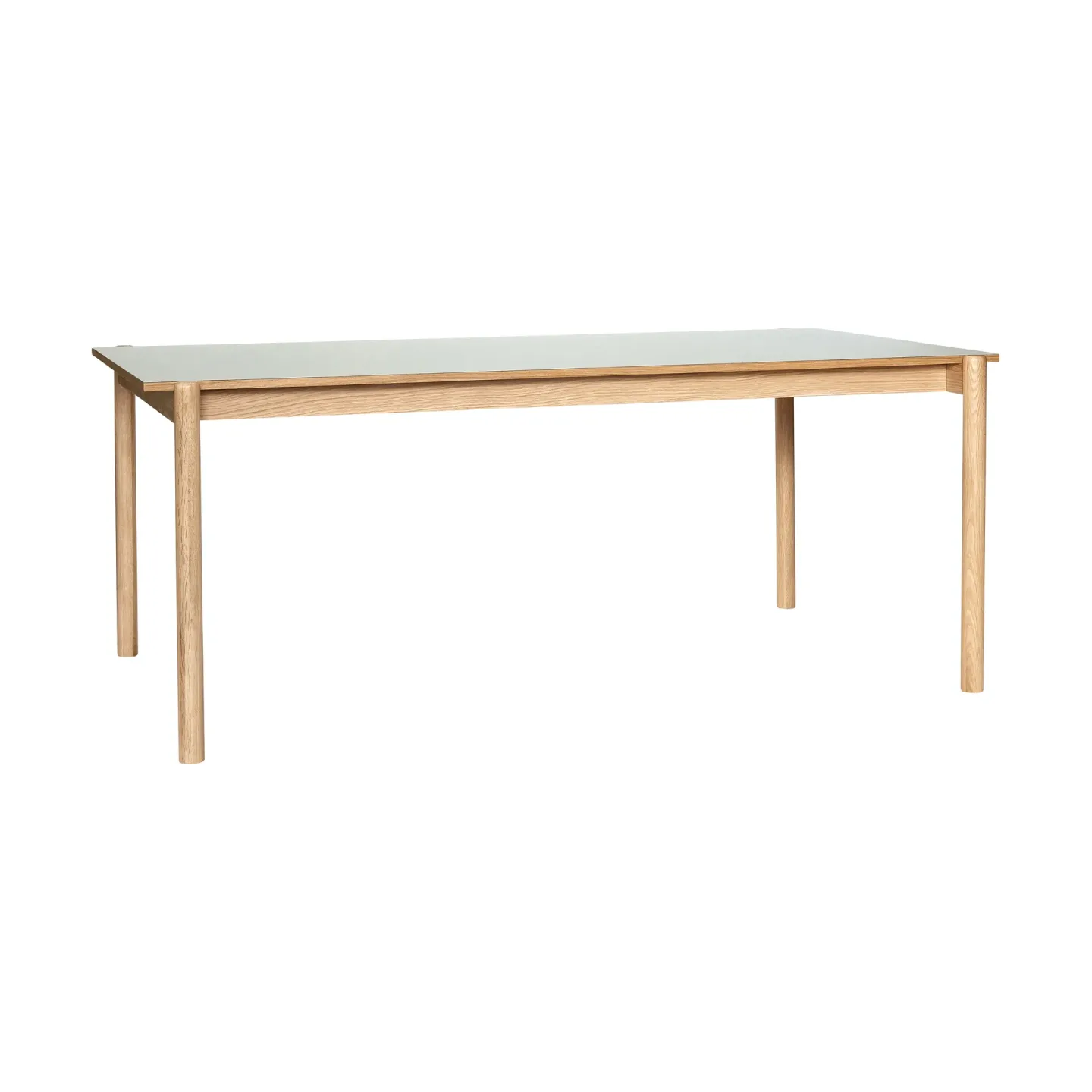Hübsch Oblique Esstisch Grey,190x106 cm
