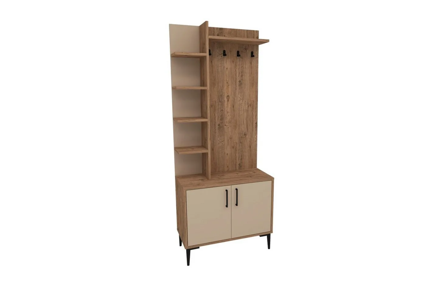 Hallmöbel Windholm Atlantisk Tall / Beige - Beige/Ljusfärgat trä