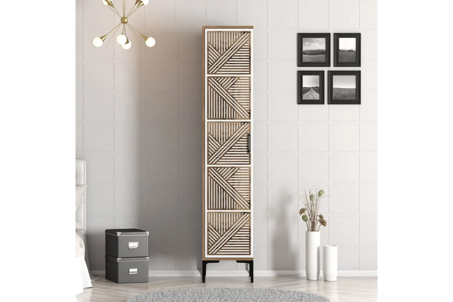 Kumsal Garderob 40 cm - Vit