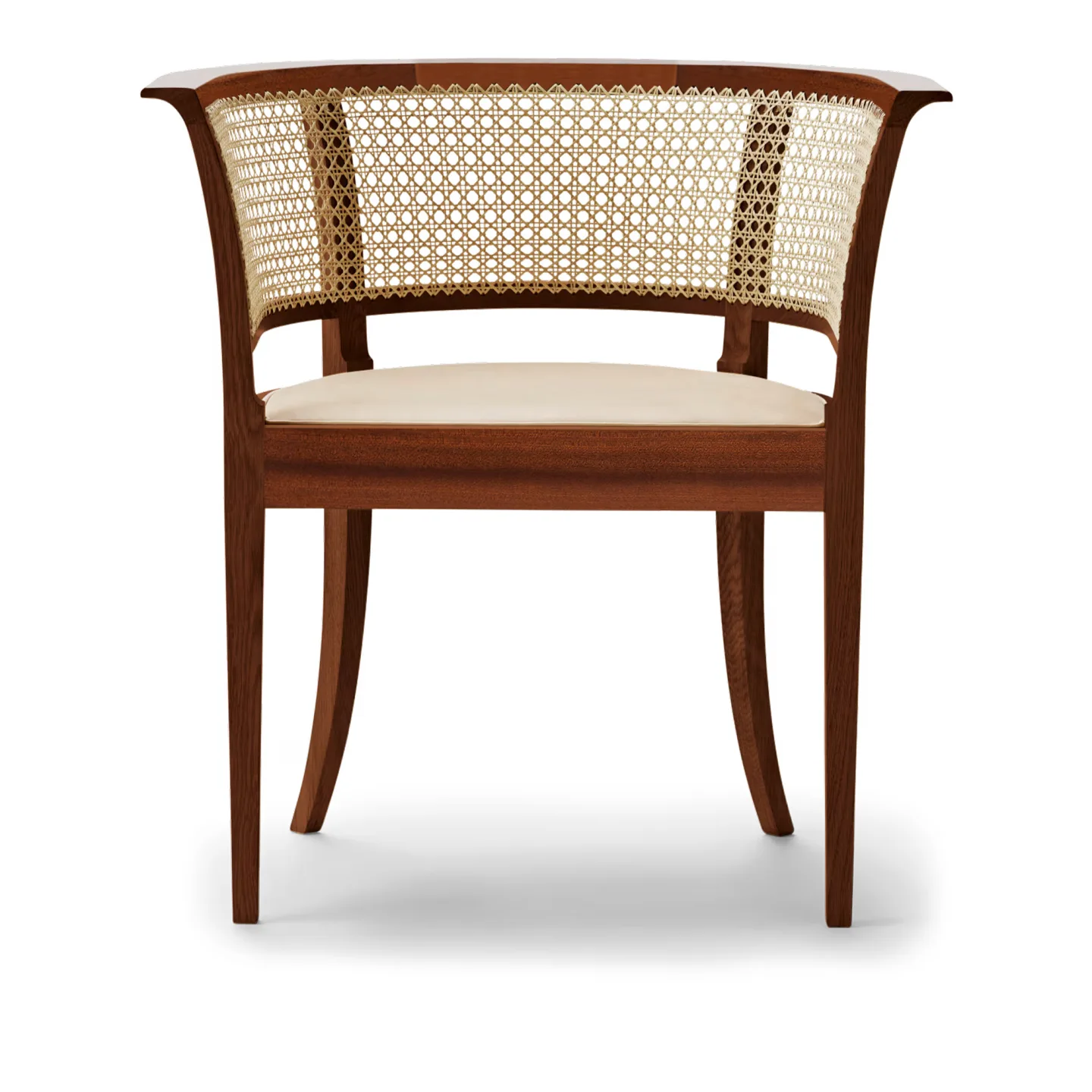 Carl Hansen - KK96620 The Faaborg Chair Mahogany Oil Sif 90 - Matstolar - Kaare Klint - Träfärgad - Trä