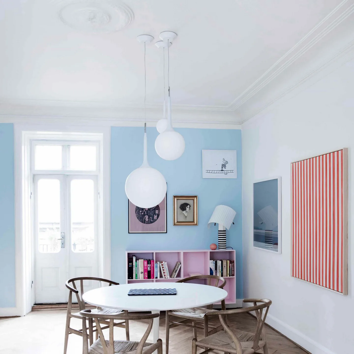Castore 25 Taklampa White - Artemide - Vardagsrum - Design - Glas - Klot
