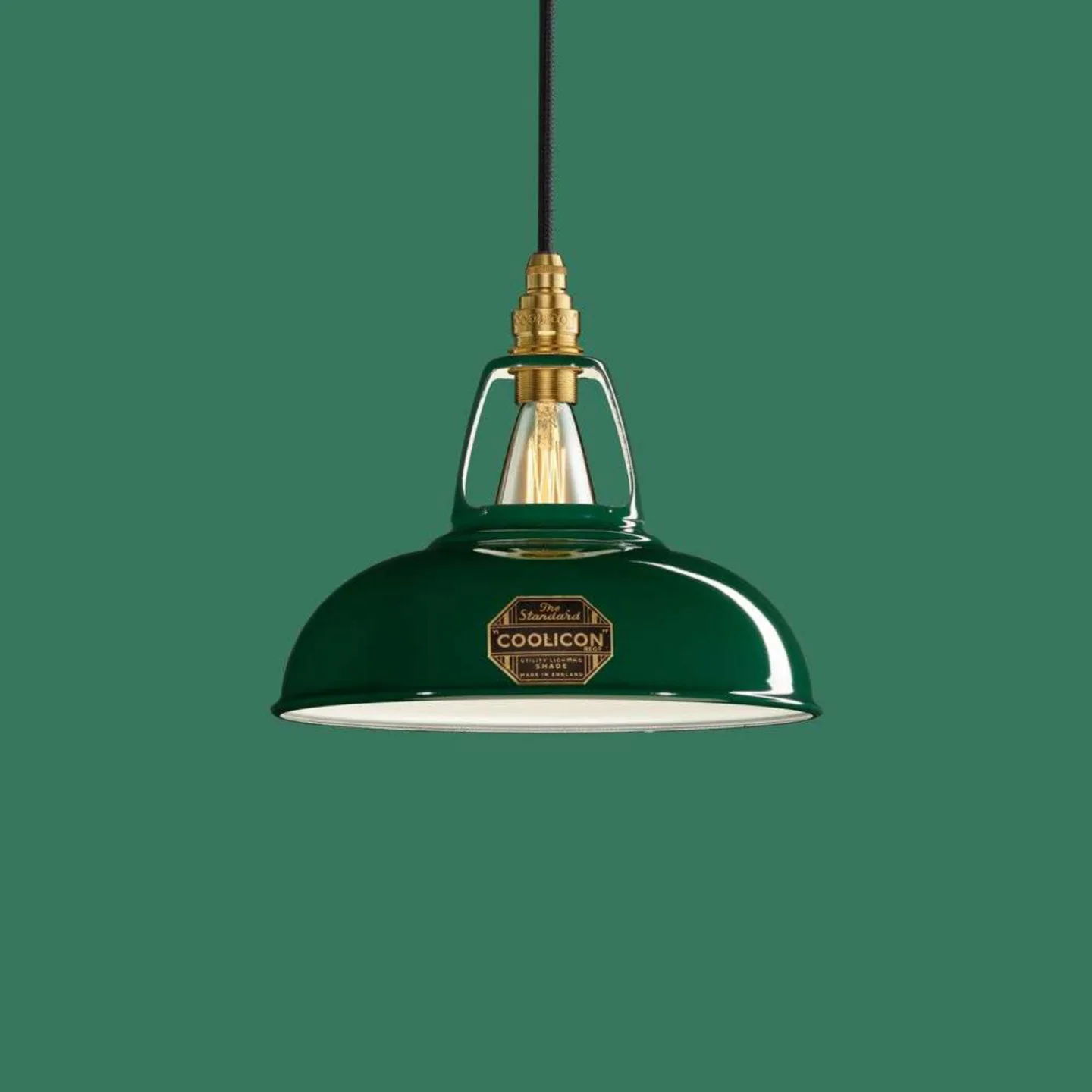Original 1933 Design Pendelleuchte Original Green - Coolicon - Wohnzimmer - Metall