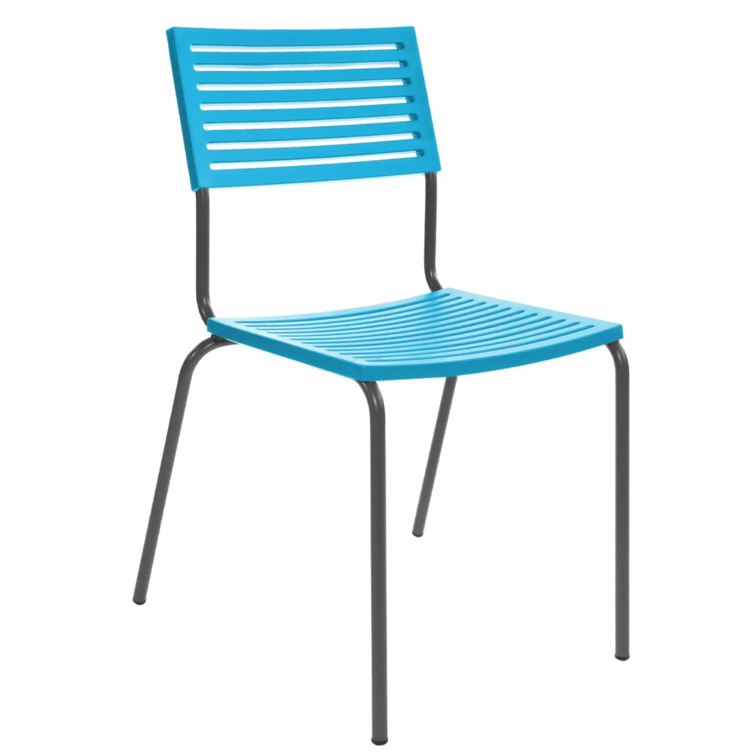 Schaffner Gartenstuhl Lamello Blau | Schubiger Möbel
