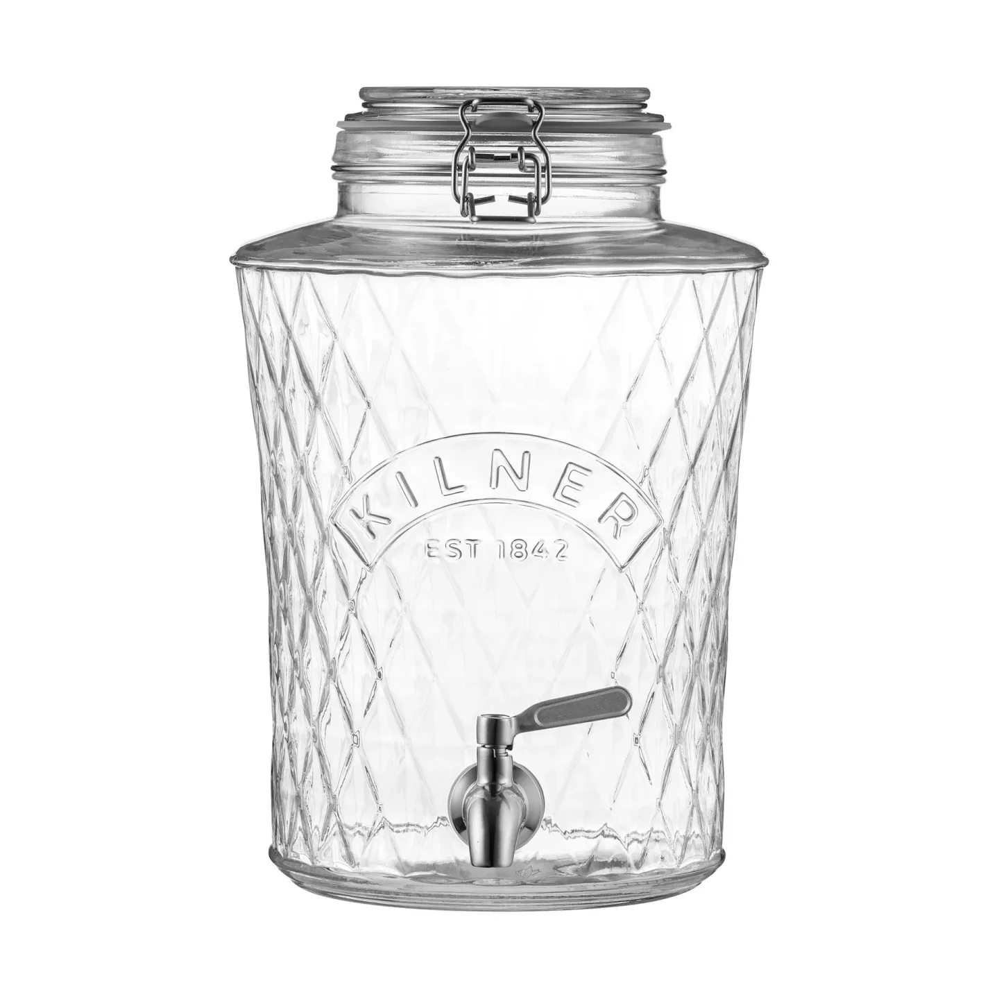 Kilner Kilner DIAMANT Getränkespender mit Zapfhahn Klar, 5 L