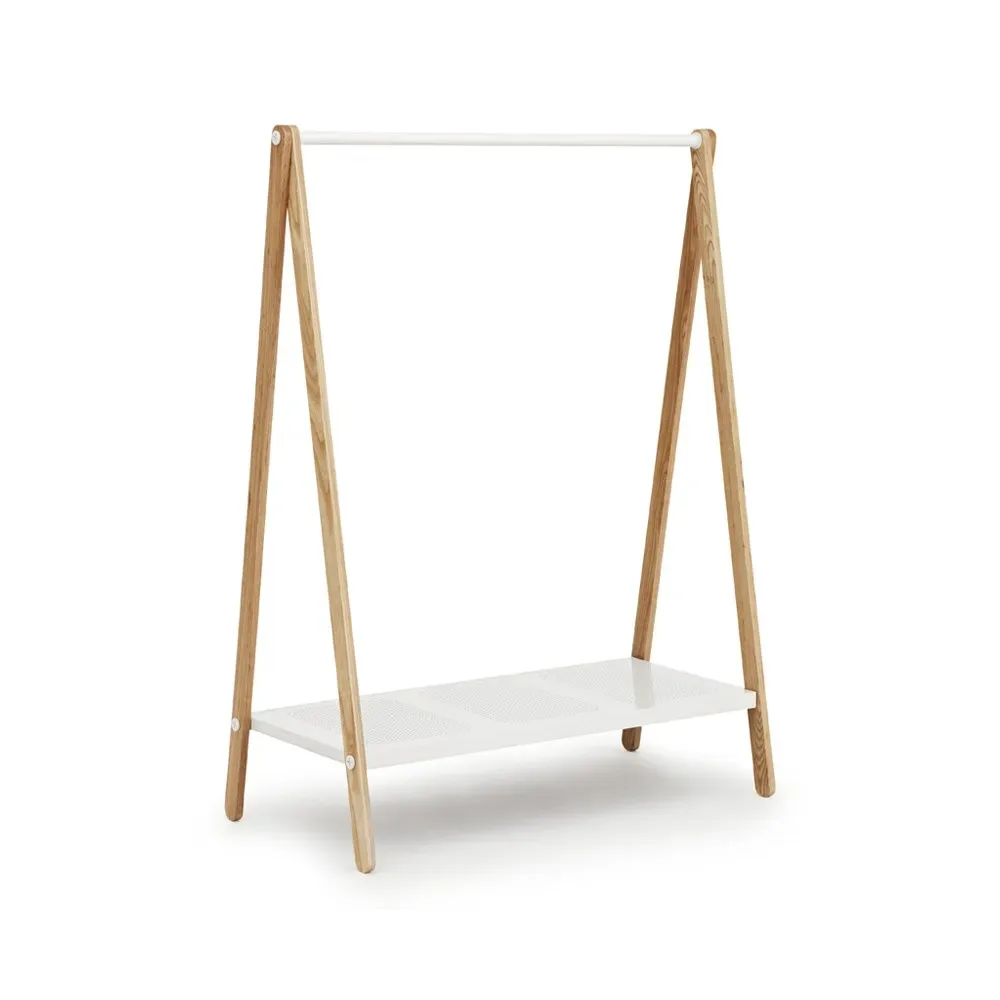 Normann Copenhagen Toj klädhängare white, stativ i ask