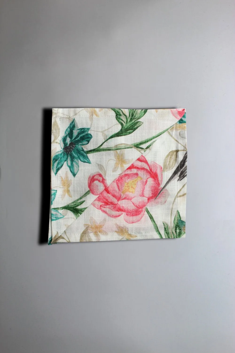 Servietter 4-pakning - Gullan (rosa) (Størrelse: 40 x 40 cm)