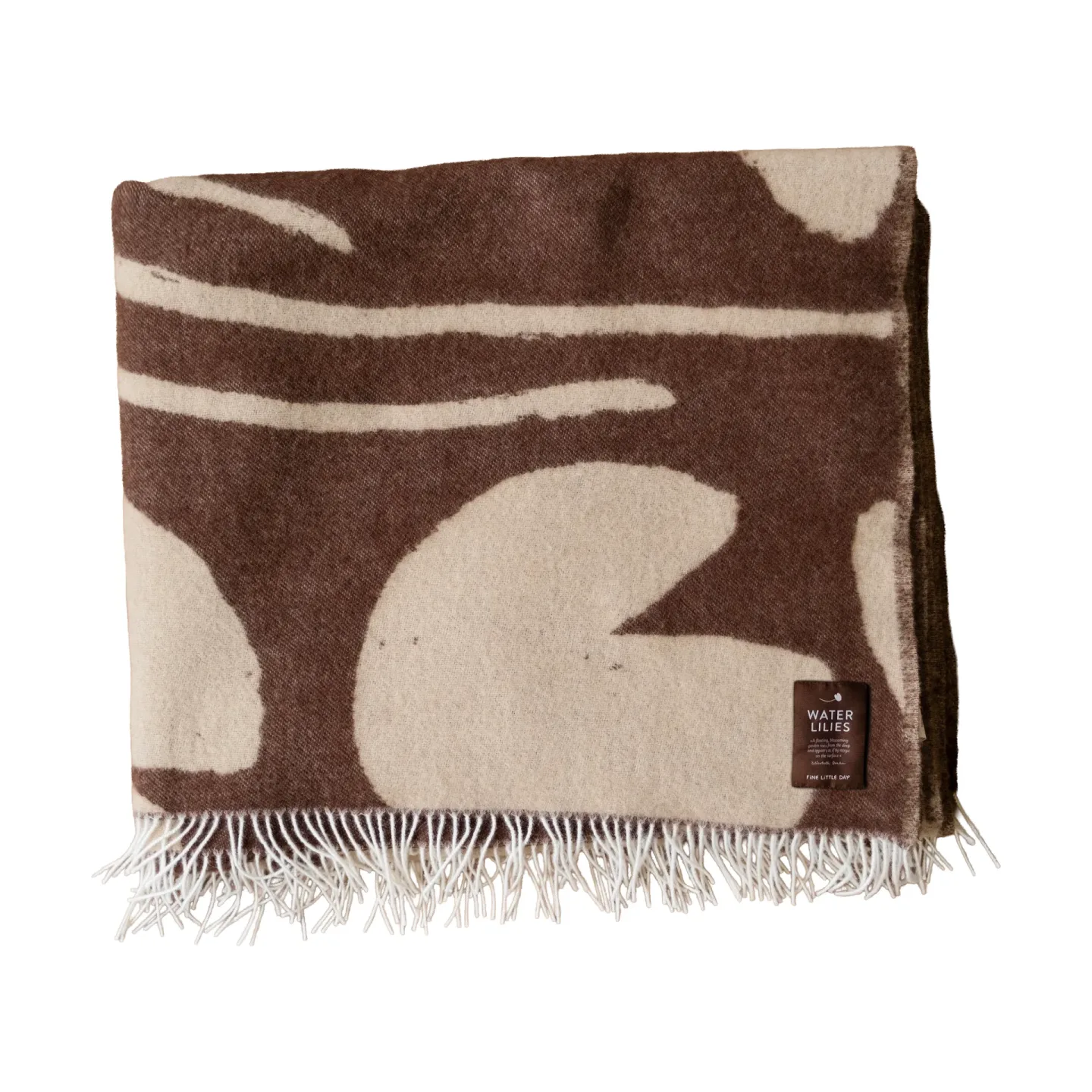 Fine Little Day Water lilies Decke 130x220 cm Brown