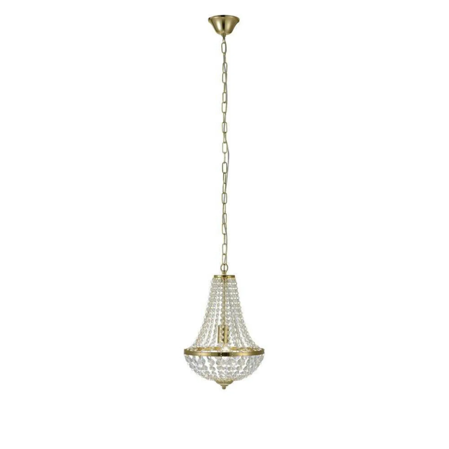 Gränsö 1 Lysekrone Brushed Brass - Markslöjd - Stue - Metall