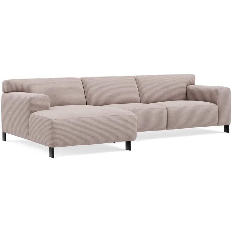 Ecksofa Vada Rechts Stoff altrosa B 301 T 160 cm - Möbel Konfigurator: Traummöbel individuell zusammenstellen