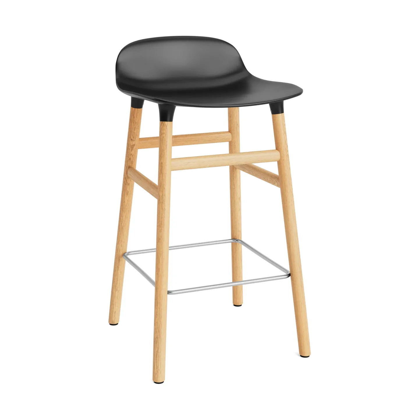 Normann Copenhagen Form Chair barstol ekben svart