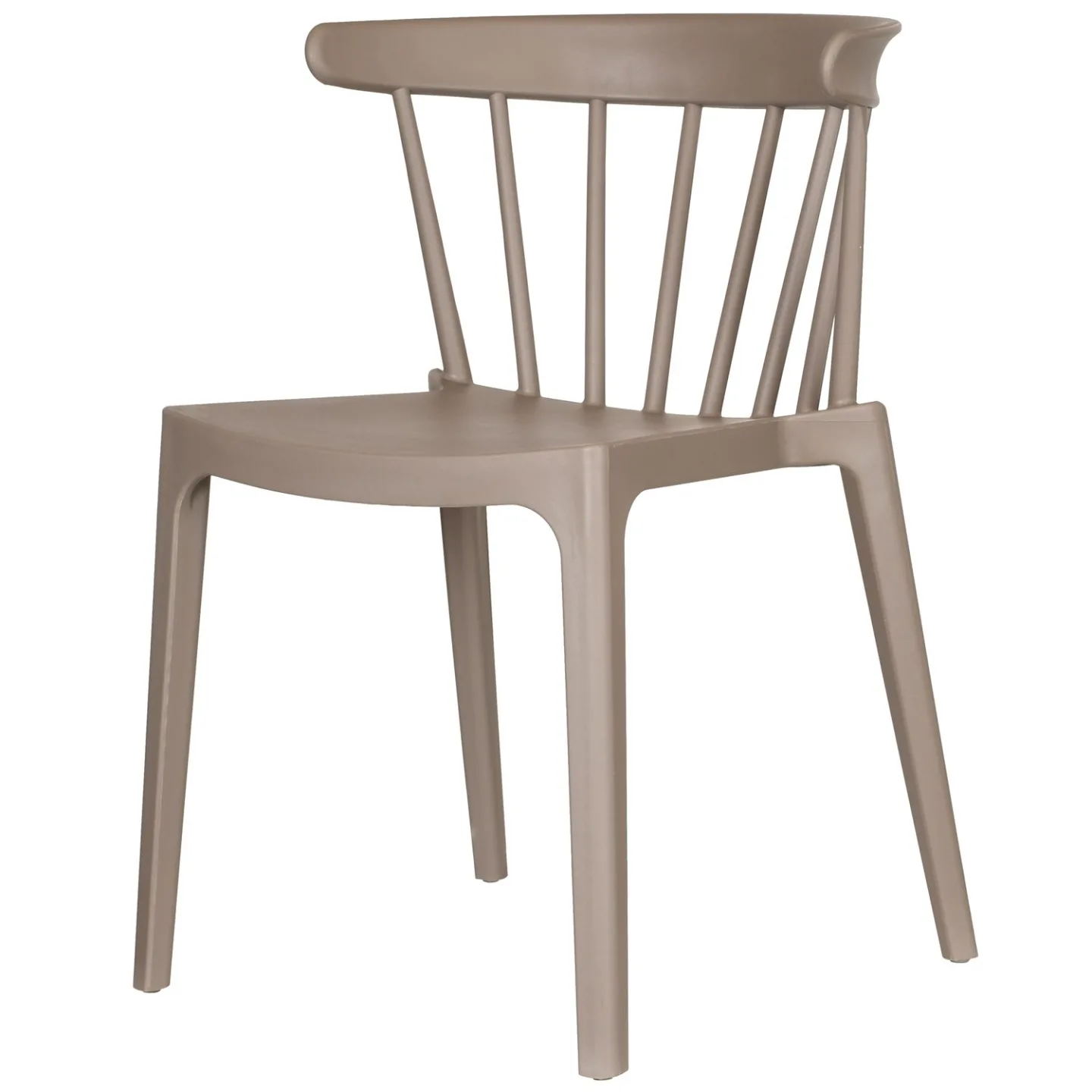 Matstol med ribbor Bliss Utomhus - Taupe