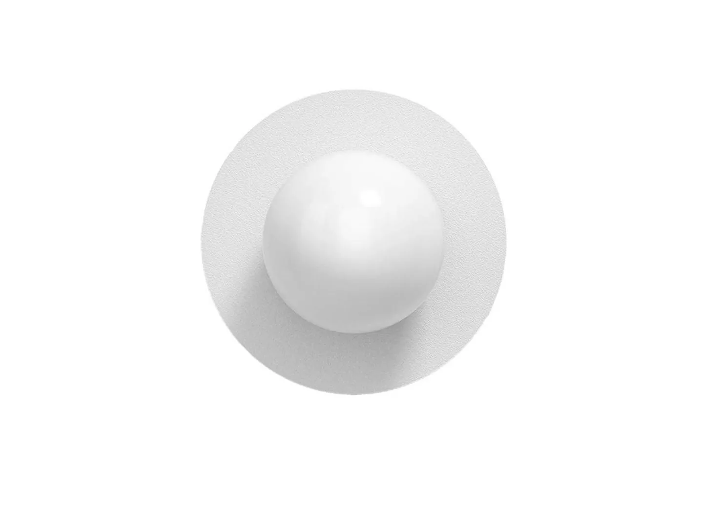 Candy Big Circle 360 L vägglampa, vit - Swedish Ninja - Vardagsrum - Metall
