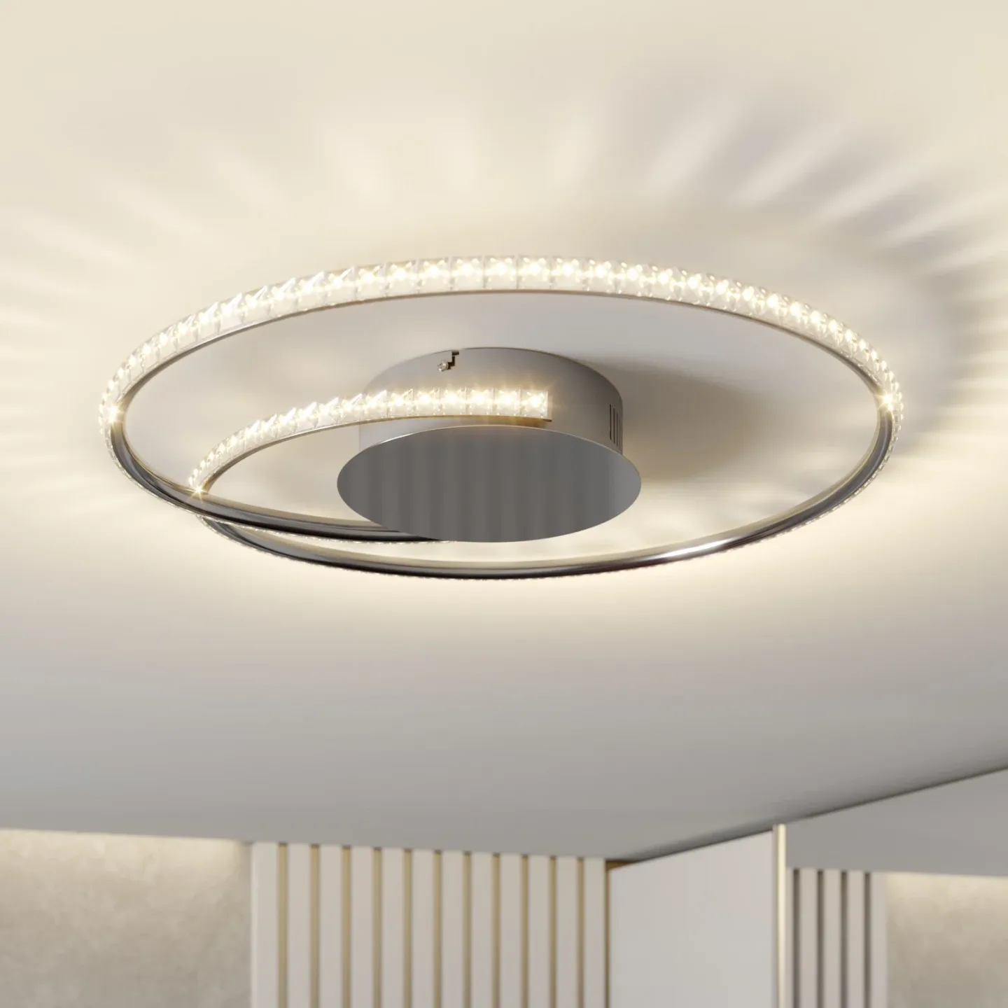 Joline LED Taklampe Ø45 Chrome/Clear - Lindby - Stue - Moderne - Metall