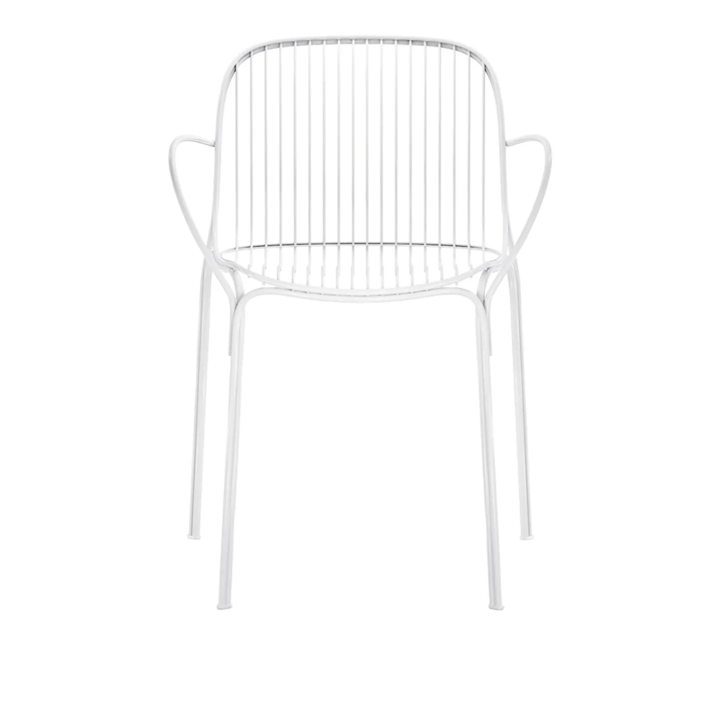 Kartell - Hiray Small Armchair White - Matstolar utomhus - Ludovica + Roberto Palomba - Vit - Metall