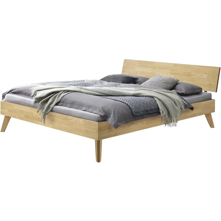 Hasena Bett Kah Eiche Eiche Massivholz 120 x 200 cm