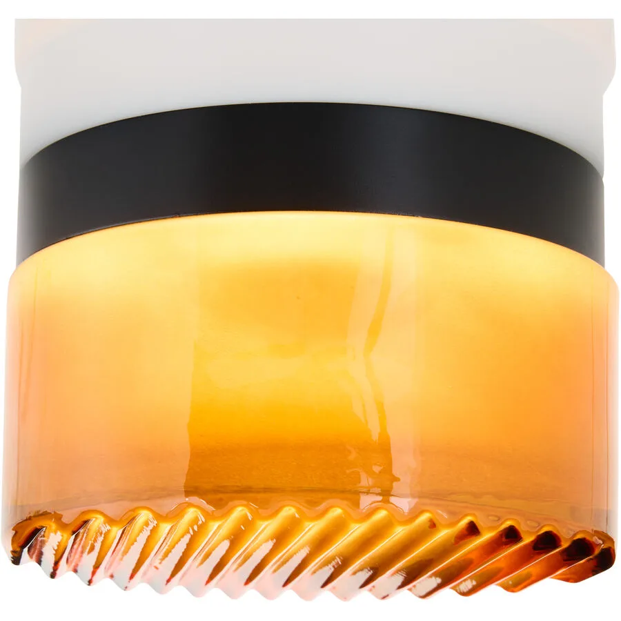 Wandlampe Alea gelb/schwarz 1100 lm B 13.5 cm - LED- LED Energiesparlampe