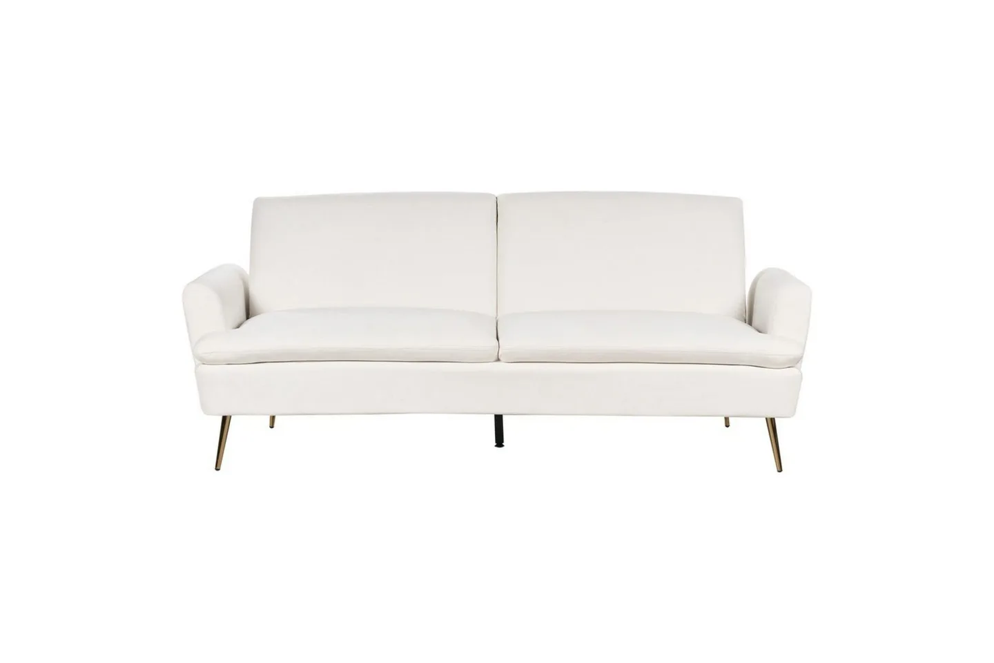 Bäddsoffa Vettre - Vitt, guld
