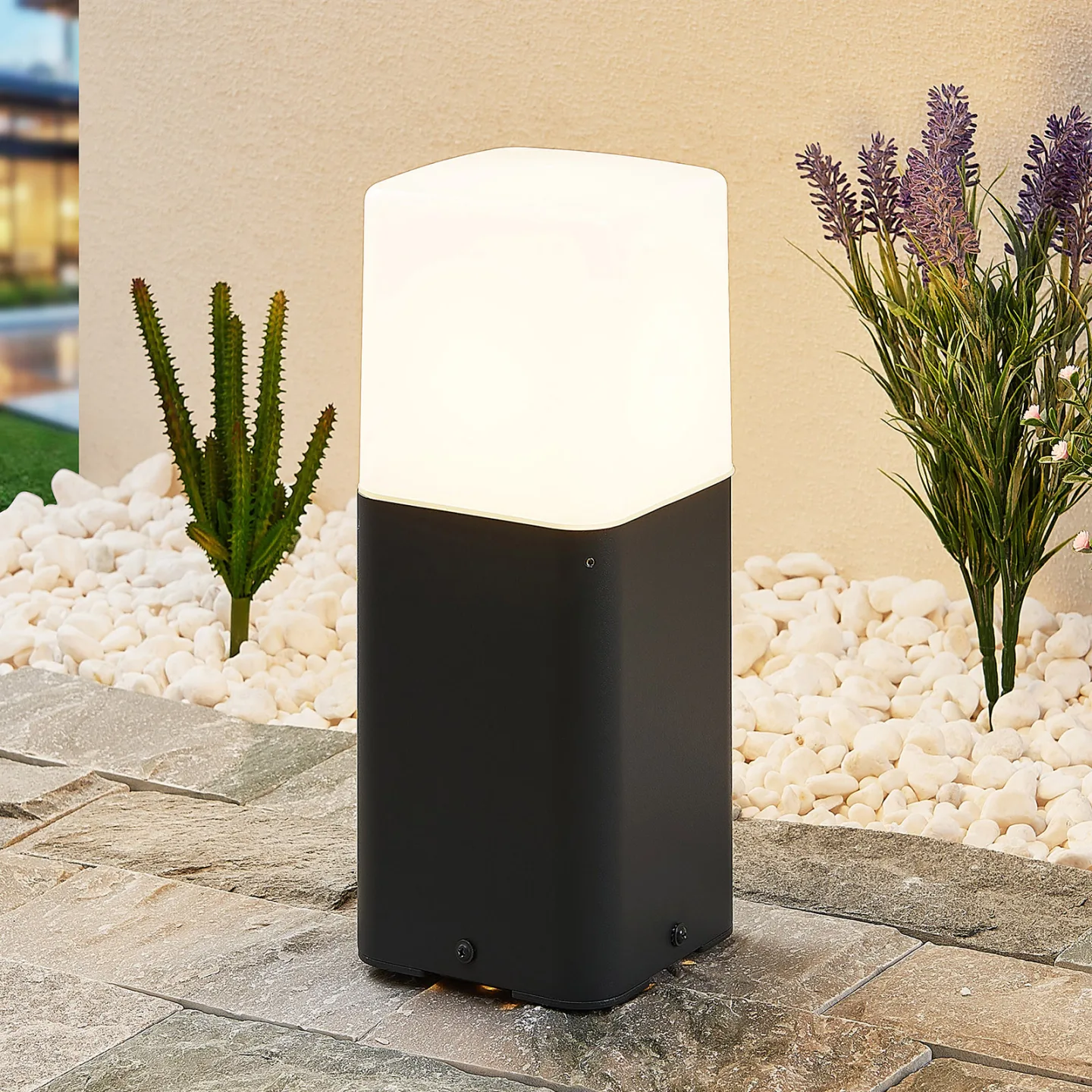 Obuna Hage Lampe H30 Anthracite - Lucande - Moderne - Metall - Med en lyskilde