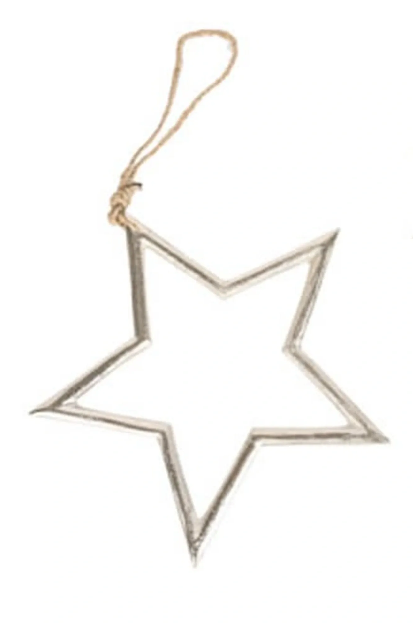 Decofinder Weihnachtsschmuck Sternhänger, Aluguss | Schubiger Möbel