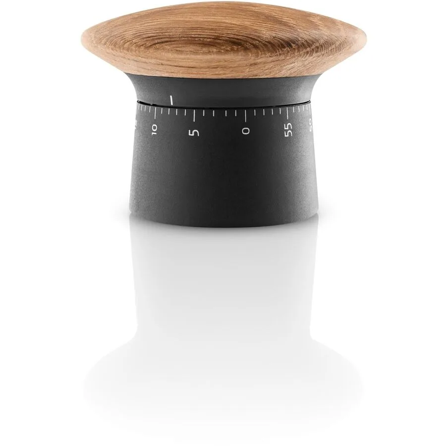 Eieruhr Eva Solo Schwarz Holz D 9 H 7 cm - Material: Eiche