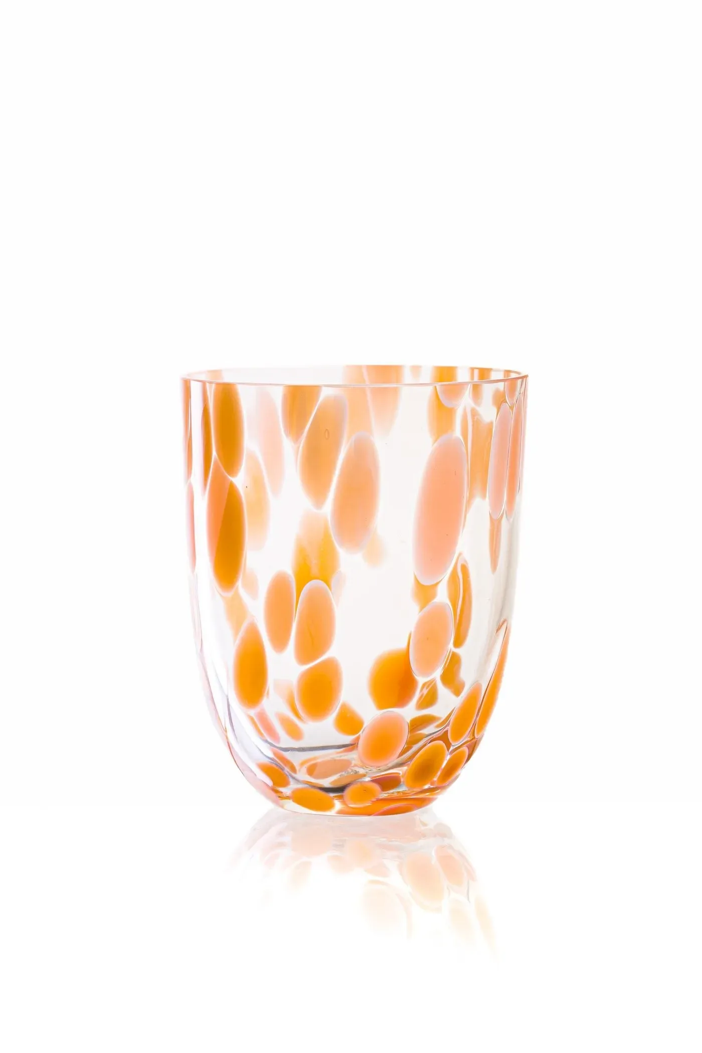 Anna Von Lipa Big Confetti Trinkglas 25 cl Pfirsich