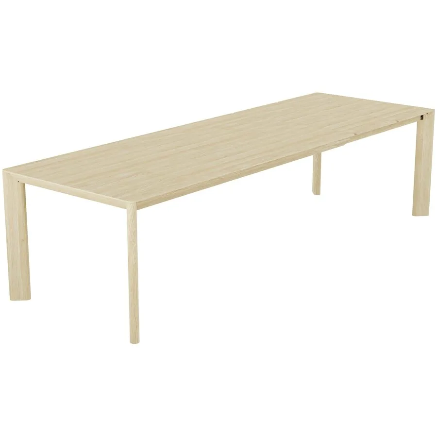 Esstisch ausziehbar Massivo Braun Holz B 200 cm Ausziehbar - Farbe: Asteiche geölt - Möbel Konfigurator: Traummöbel individuell zusammenstellen