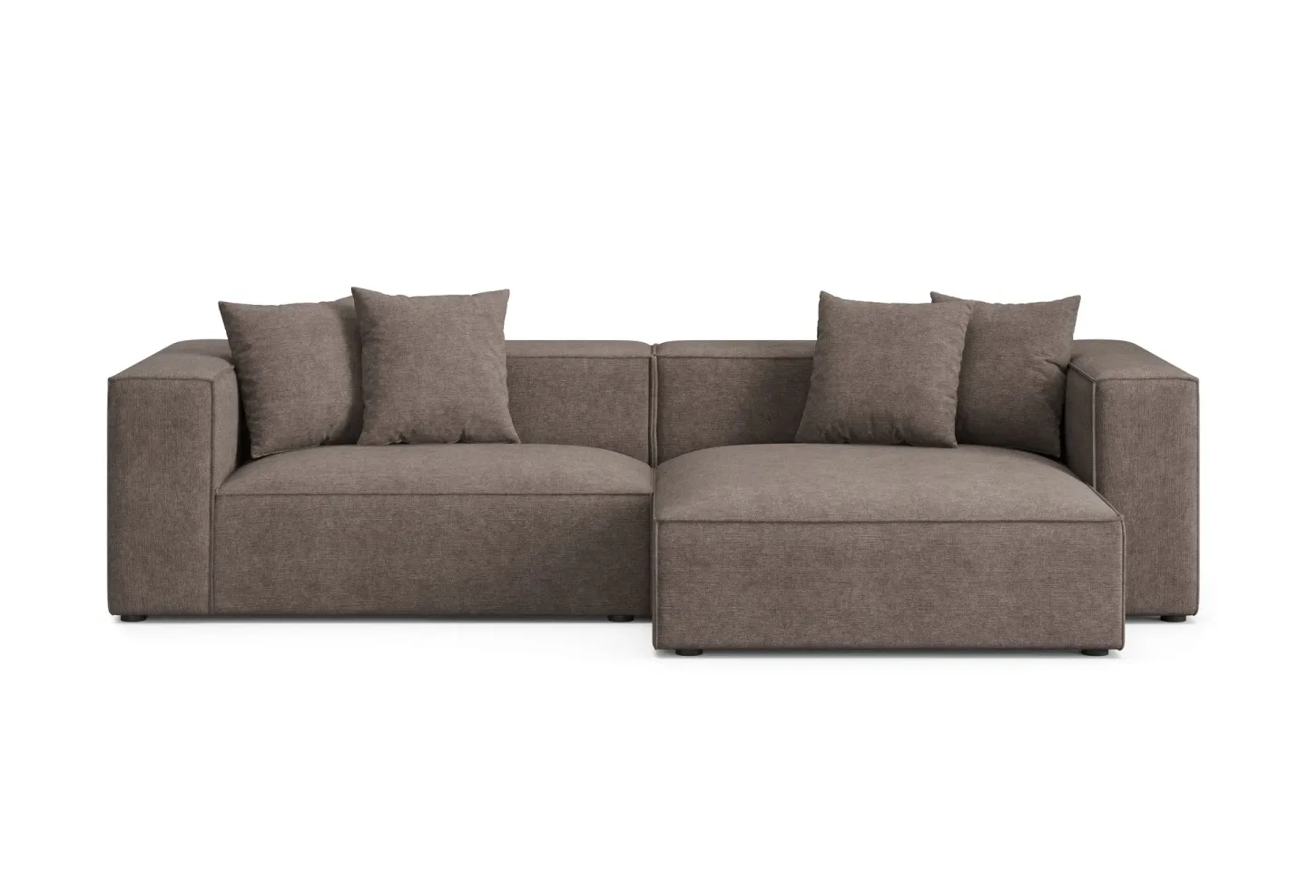 Havana 3-sits Låg Soffa med vändbar divan - Brun