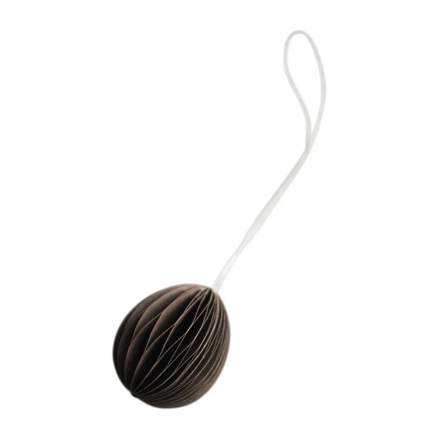 DBKD Ovoid påskhänge papper small 4 cm Brown