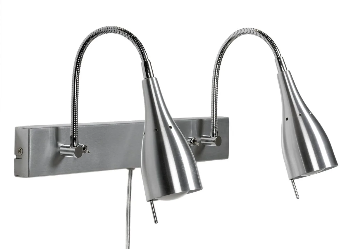 Armaturhantverk - Tanum - Sänglampa - Aluminium