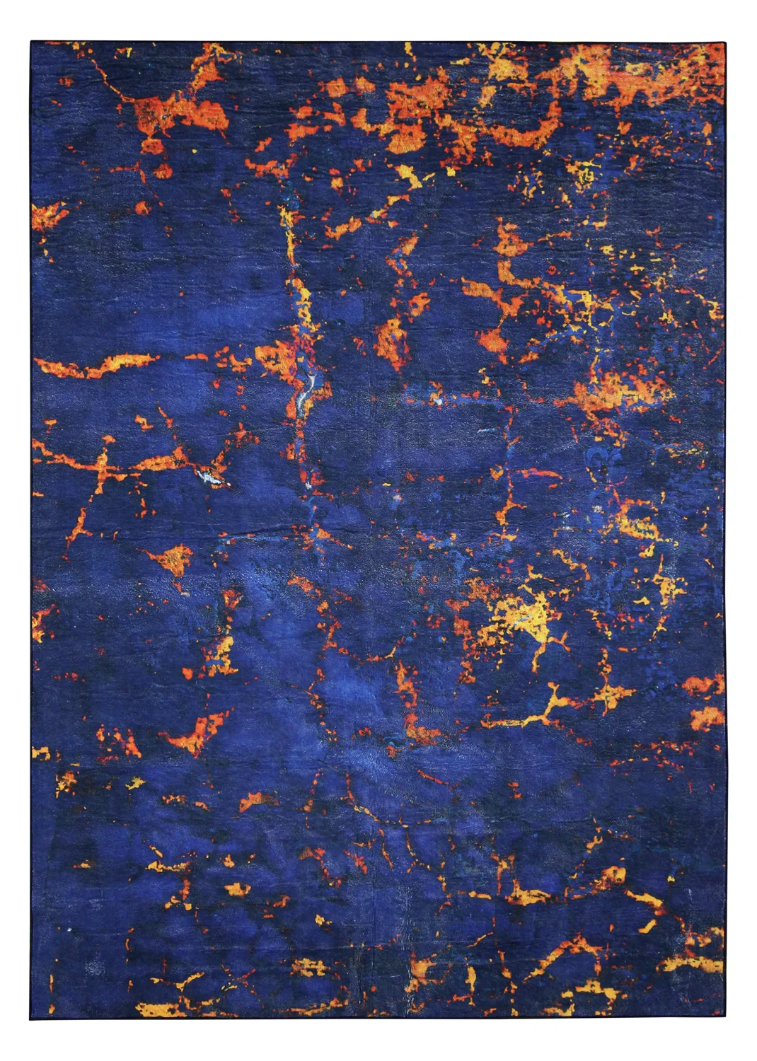 Wilton-teppe - Peralta (blå) (Størrelse: 160 x 230 cm)