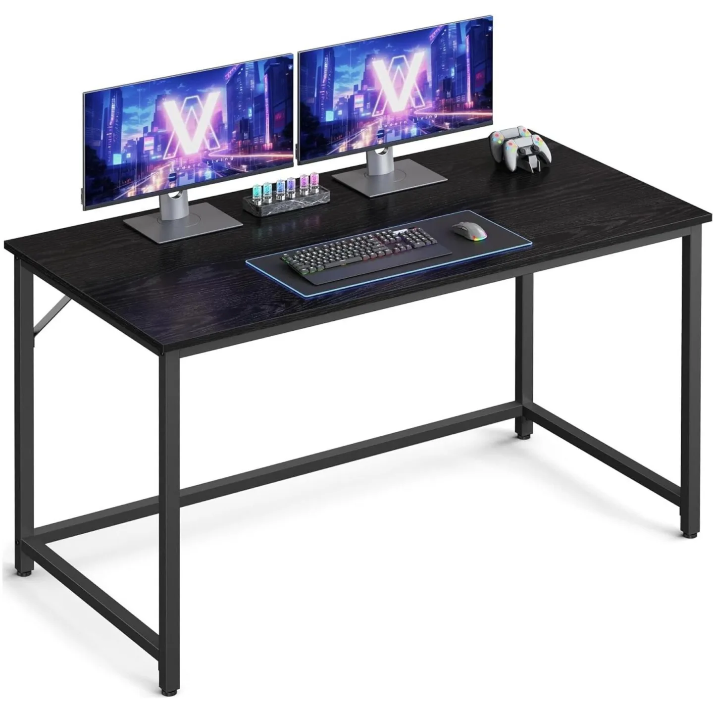 Schreibtisch VASAGLE Schwarz B 60 T 120 cm - Schreibtisch