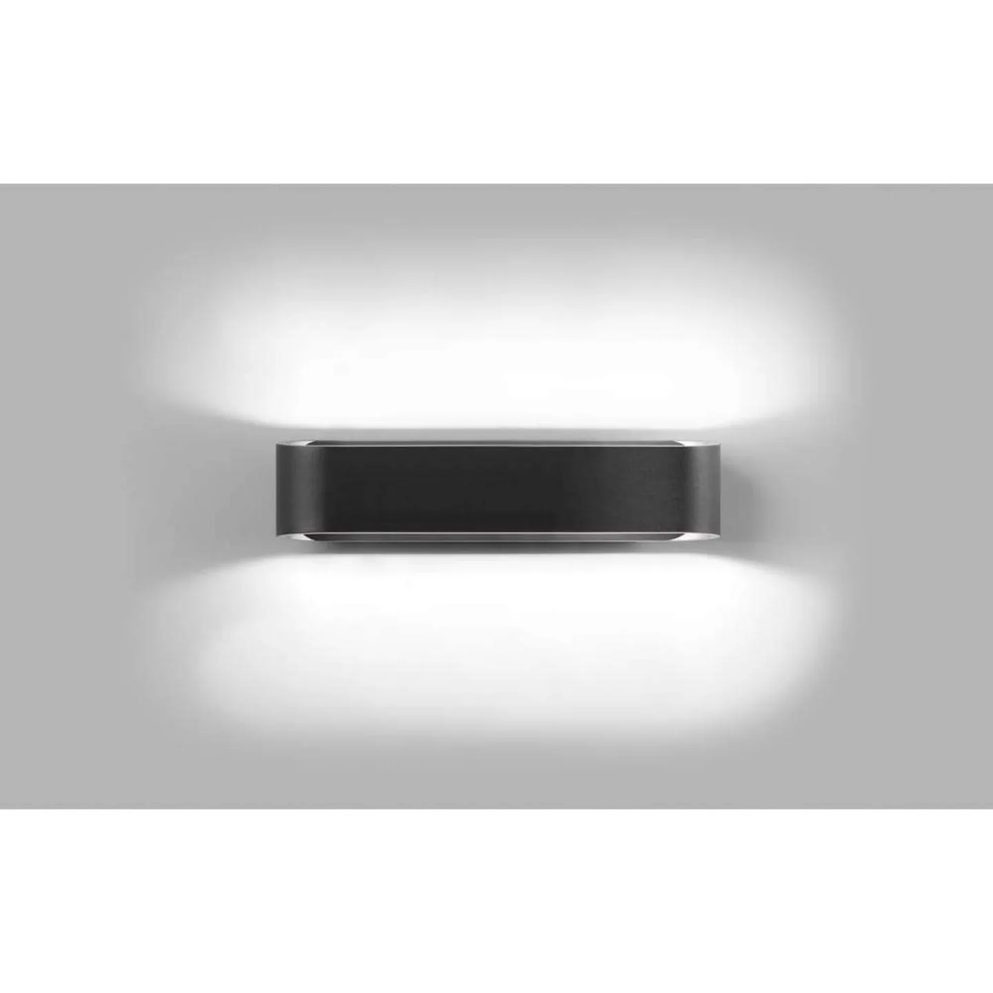 Aura W2 Wandleuchte 2700/3000K Black - LIGHT-POINT - Wohnzimmer - Aluminium