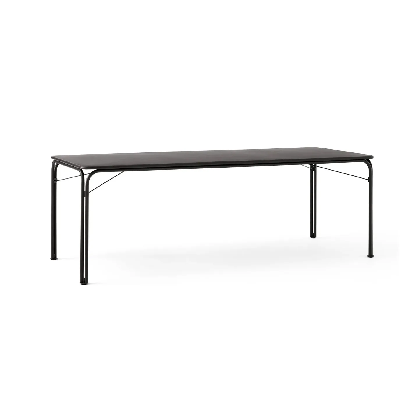 &Tradition Thorvald Outdoor SC99 Esstisch 220 cm Warm black