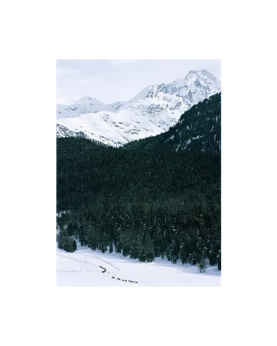 Crossing Snow Field