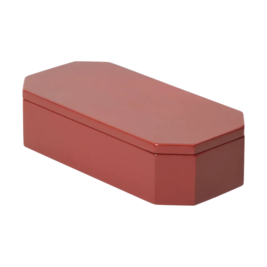 Ferm Living Nova Aufbewahrungsbox 10x20 cm Picante Red
