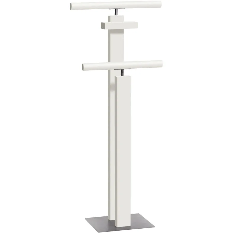 Hasena Herrendiener Claudio weiss, alu Buche, Stahl B 45 cm