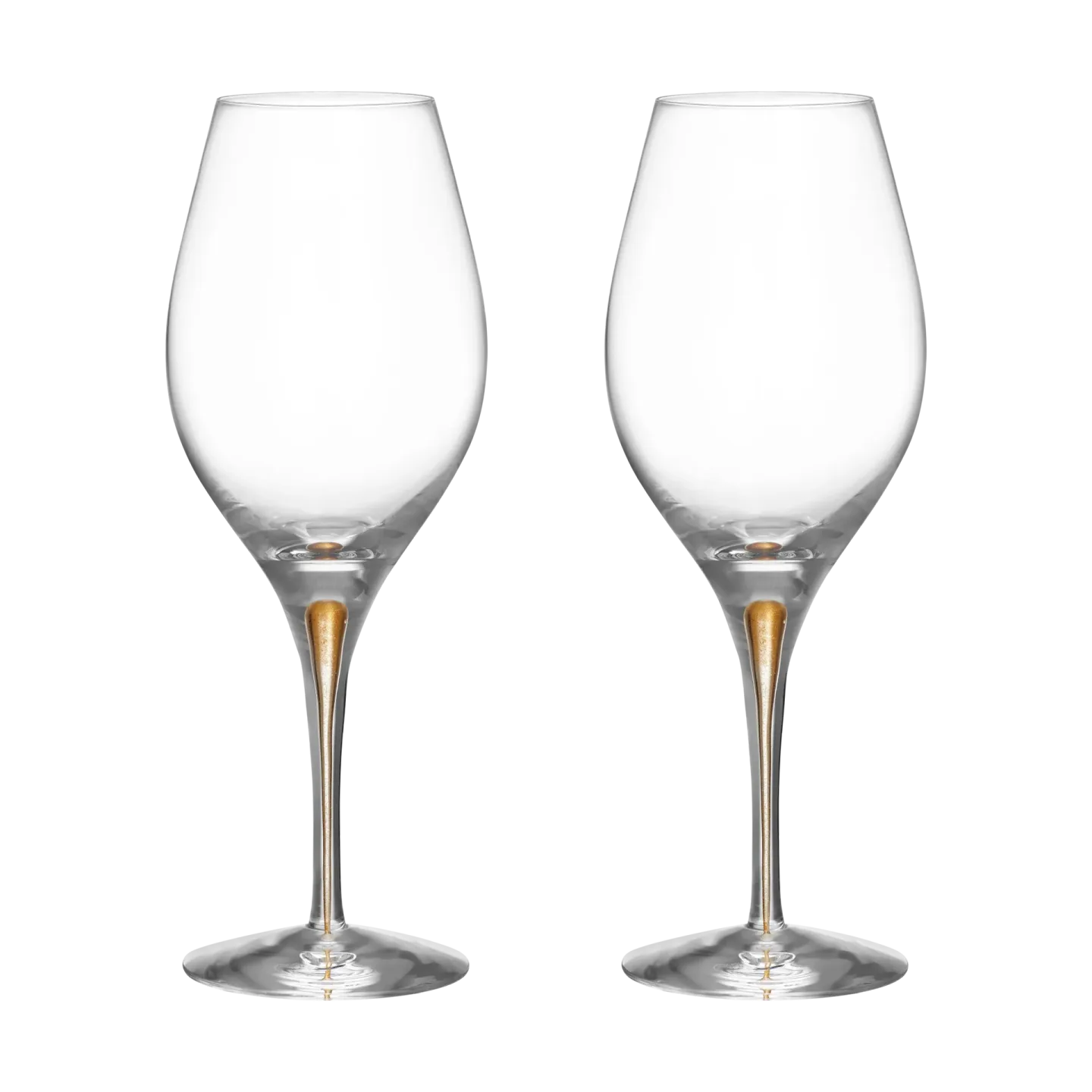 Orrefors Intermezzo Balance Weinglas 44 cl 2er-Pack Gold