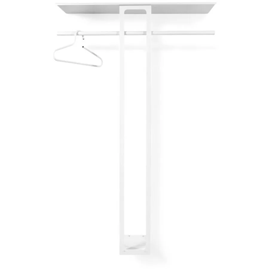 Spinder Design Garderobe Skadi Weiss Stahl 160 cm