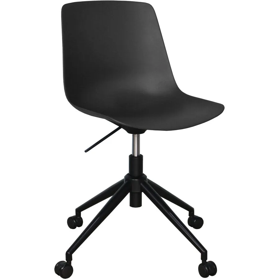 Bürostuhl Livio schwarz Polypropylen H 82.5 cm
