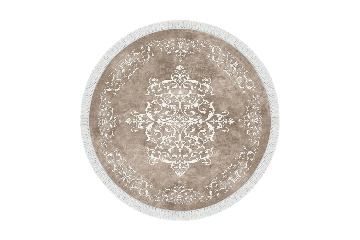 Alanur Home Matta 180 cm Rund - Beige