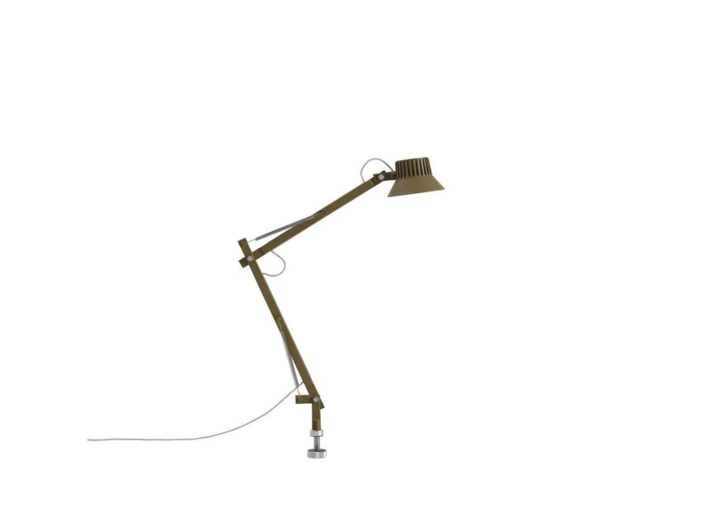 Dedicate Tischleuchte w/Pin S2 Brown Green - Muuto - Arbeitszimmer / Büro - Aluminium