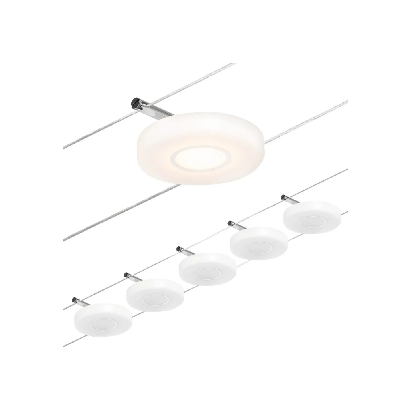 Wire DiscLED LED-vajersystem, 5 lampor - Paulmann - Hall - Modern - Plast - Med flera ljuskällor
