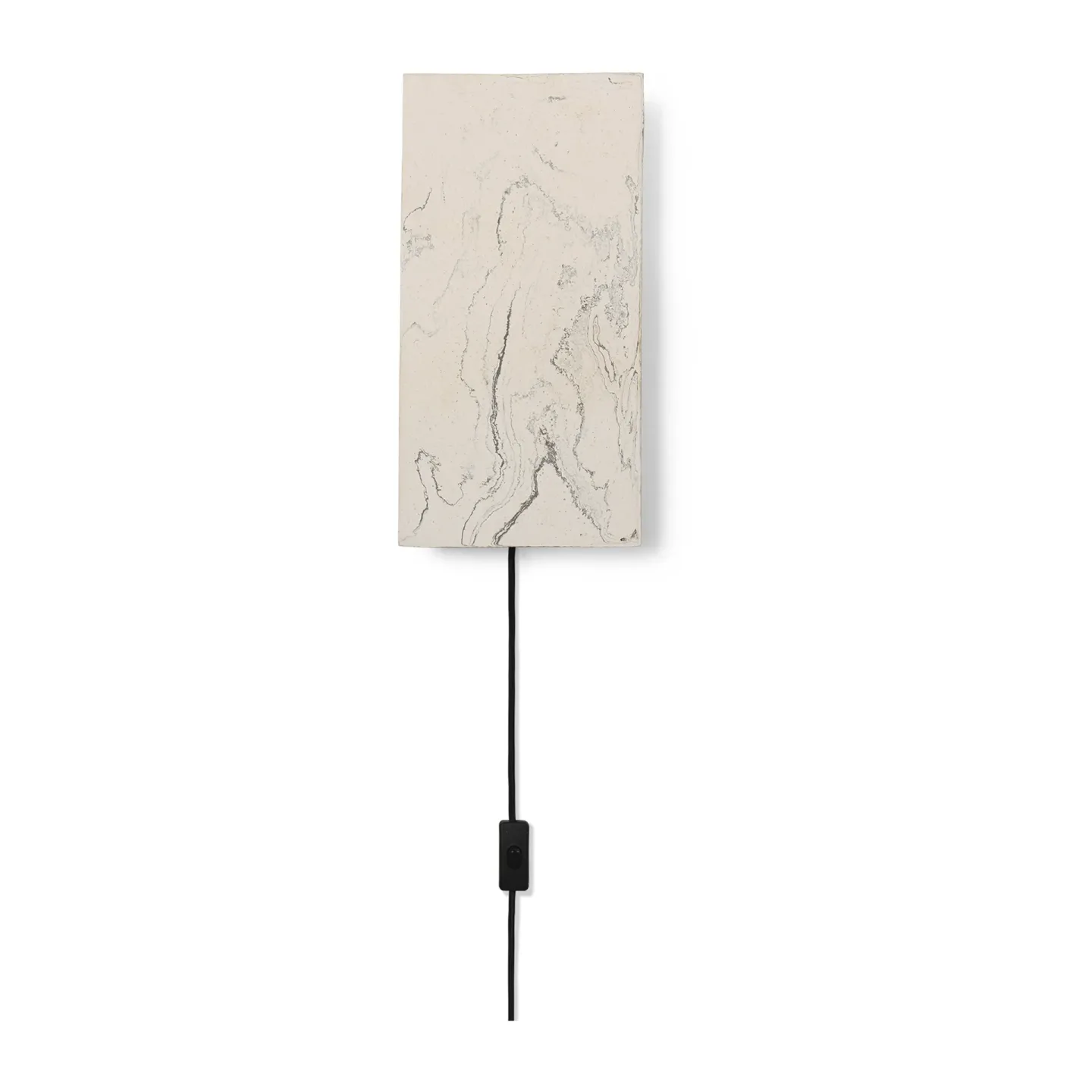 Ferm Living Argilla Wandleuchte Marble White